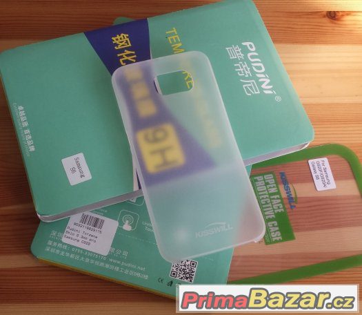 Samsung S6 Galaxy G920 Tvrzené sklo+Slim Silikonové pouzdro – fotografie 4