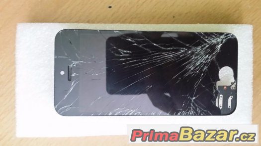 iPhone 5 displej - PRASKLÉ SKLO, FUNKČNÍ LCD | Díly – fotografie 1