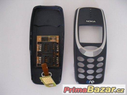 Kryt Nokia 3310 s adaptérem na 2 sim karty. – fotografie 1