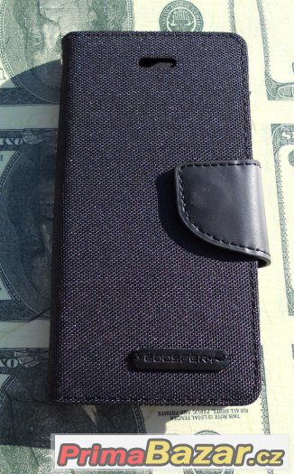 Mercury Canvas Diary pouzdro typu peněženka Apple iPhone 5 – fotografie 3