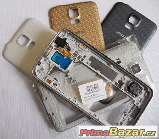 Originál Samsung S-View Pouzdro White pro G900 Galaxy S5 – fotografie 5