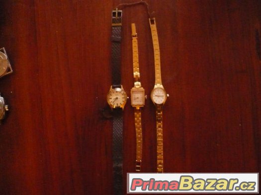 Prodám staré hodinky Prim,Omega,Helia,A jedny pozlacené – fotografie 2