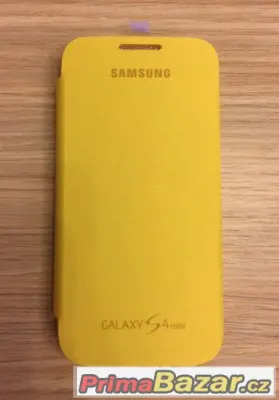 Samsung flipové pouzdro pro Galaxy S4 mini - žluté - Nové