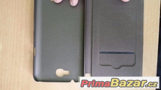 kožený flip cover na Samsung Galaxy Note 2 | Doprava zdarma – fotografie 3