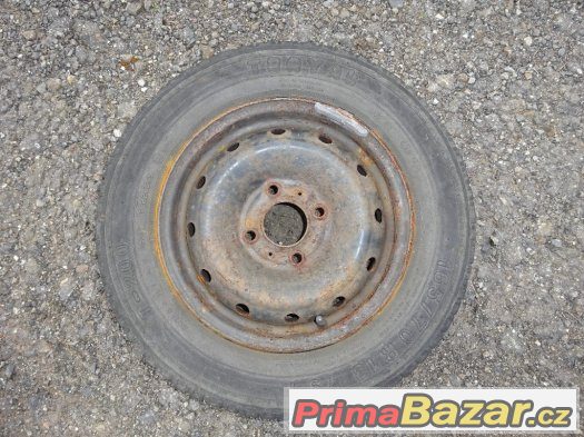 2 kola + 1 pneu - 165/70 R13 - použitá – fotografie 5