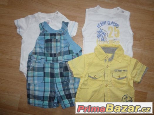 Lacláče NEXT, body, košile, tričko 0-3m – fotografie 1