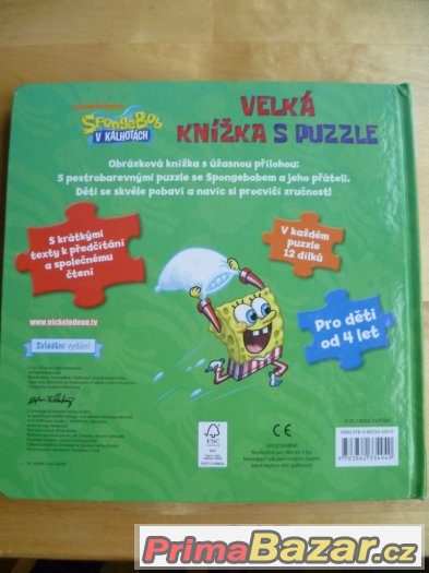 Kniha-Spongebob Puzzle – fotografie 3