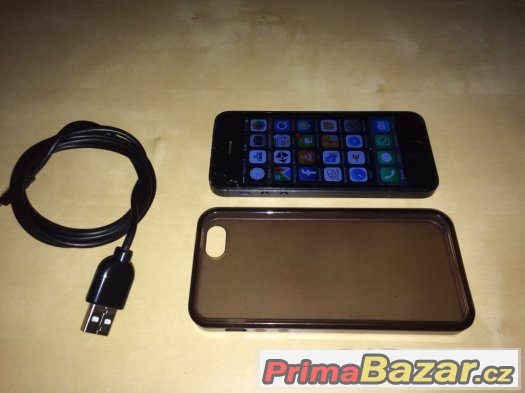 Apple iPhone 5 32GB černý - v rohu prasklý display – fotografie 2