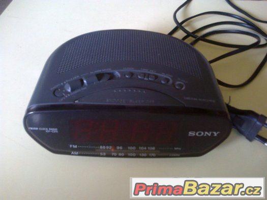 PRODÁM SIŤOVÉ RADIO  AM / FM  SONY S BUDÍKEM, – fotografie 1