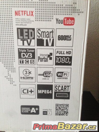 TELEVIZE SMART LED TV TELEFUNKEN - 122cm - 1 měsíc stará – fotografie 4