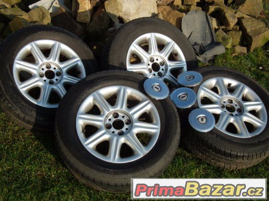 Alu kola 15" Lancia-Fiat (rozteč 4x98) s gumami – fotografie 1