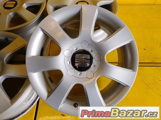 Seat Toledo, Leon 5x112 R16 ET50 - 4x orig. ALU disky Seat – fotografie 2