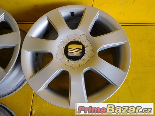 Seat Toledo, Leon 5x112 R16 ET50 - 4x orig. ALU disky Seat – fotografie 5