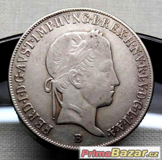 20 krejcarů 1845 B, Ferdinand V., Uhry – fotografie 2