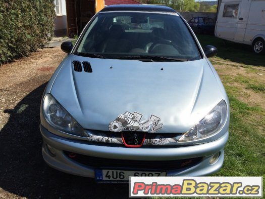 Prodam Peugeot 206 S16   2.0 benzin 100kw – fotografie 1