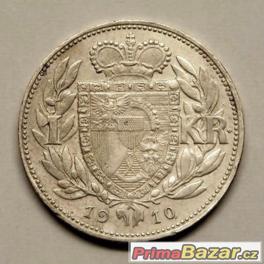 Koruna 1910, Johann II. von Liechtenstein – fotografie 1