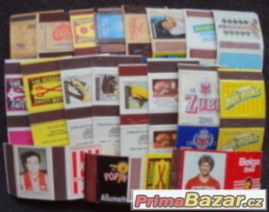 Rozlepené krabičky od sirek, zápalek, tzv. přířezy – fotografie 1