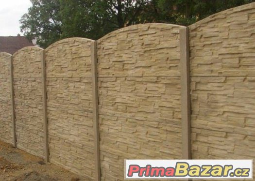 Betonový plot- betonové oplocení- betonové ploty Top ceny – fotografie 1