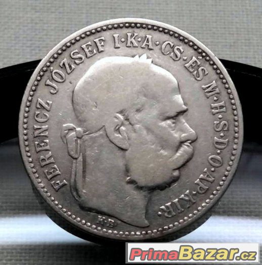 Koruna 1892 KB, František Josef I., Uhry - R – fotografie 2