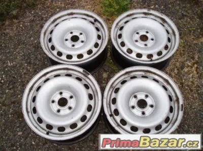 4x 16" plechové disky na AUDI, VW. ŠKODA nebo SEAT