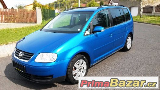 VW Touran 1.6 FSi - 85kW DSG,7 míst,záruka na km, webasto – fotografie 1