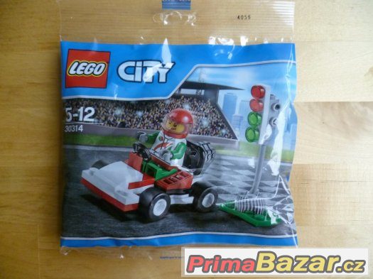 LEGO City 30314 Závod motokár – fotografie 1