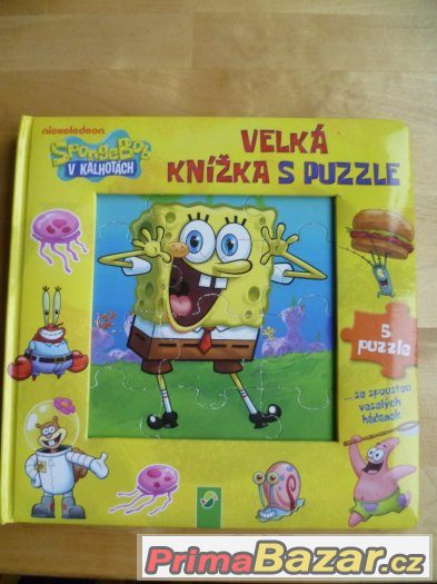Kniha-Spongebob Puzzle – fotografie 1