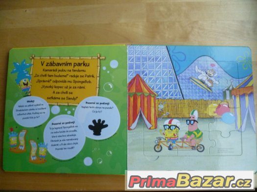 Kniha-Spongebob Puzzle – fotografie 2