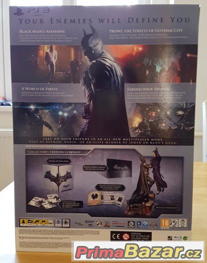 Prodám hru Batman Arkham Origins Sběratelská edice pro PS3 – fotografie 2