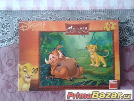 Nové dětské puzzle se Lvím králem zn. Dino, 99 dílků – fotografie 1