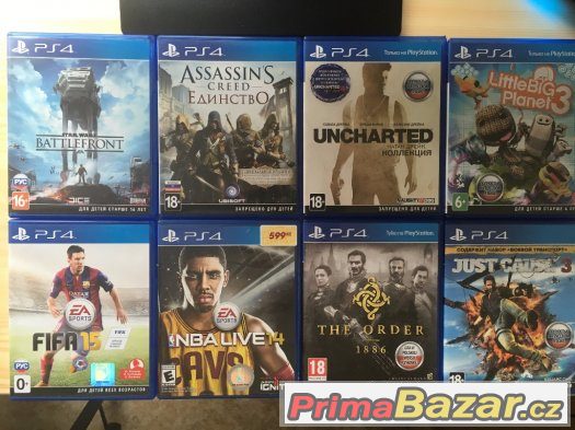 PS4 hry (popis čti) – fotografie 1