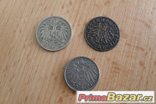 4x mince Stříbrná mince bílý groš Maxmilíán 1574 – fotografie 5
