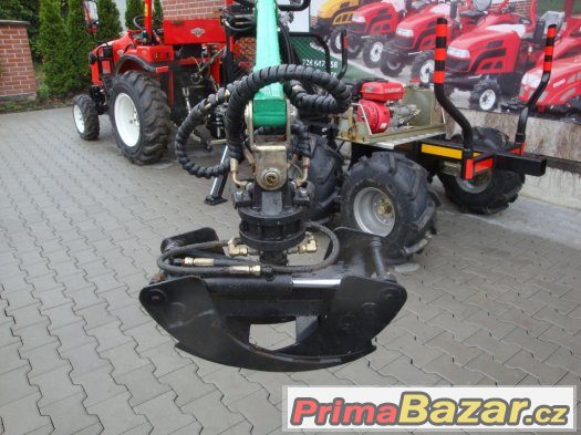 Vyvážečka LTC 3,4 s hydraulickou rukou za čtyřkolku, traktor – fotografie 3