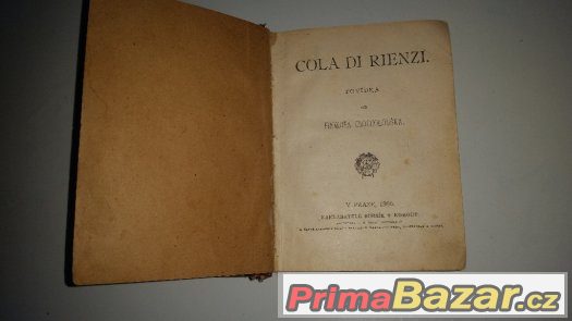 Prodám knihu Cola di Rienzi – fotografie 1
