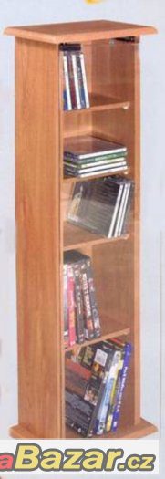 01003237 Dřevěná skřínka pro 102 CDs nebo 48 DVDs – fotografie 1