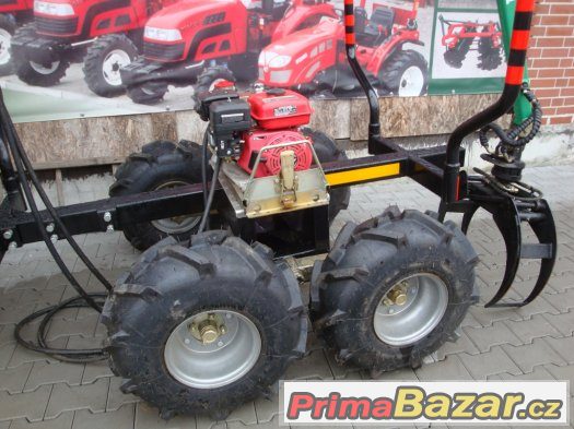 Vyvážečka LTC 3,4 s hydraulickou rukou za čtyřkolku, traktor – fotografie 2