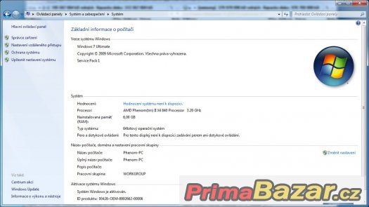 PRODÁNO - 4x3,2Ghz, 6GB RAM, 320GB HDD, HD7770 OC – fotografie 5