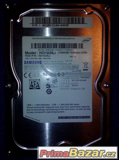 PRODÁNO HDD Samsung 1TB SATA – fotografie 1