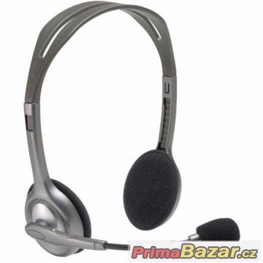 NOVÉ Logitech Stereo Headset H110 PC 390.- BOMBA CENA – fotografie 1