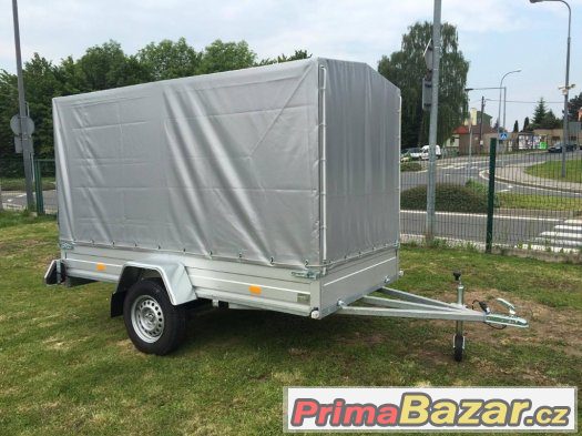 Profi jednoosý přívěs 295x145cm,listové péra, 750kg – fotografie 2