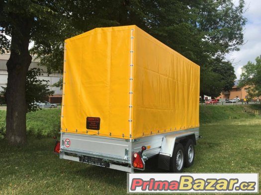 PROFI bržděný přívěs 350x150cm,3000kg,130km/h – fotografie 4