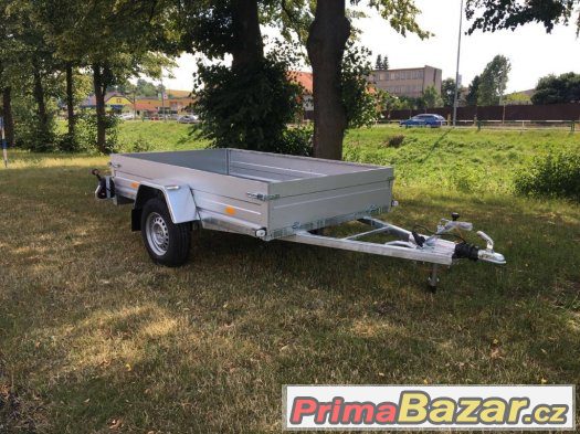 Profi jednoosý bržděný přívěs 250x150cm,130km/h,1300kg – fotografie 1
