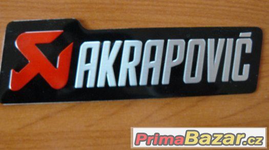 Akrapovič Hliníková samolepka – fotografie 1