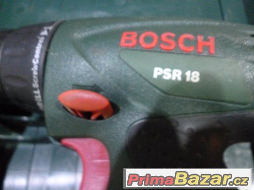 Bosch PSR 18 +bat + kufr – fotografie 1