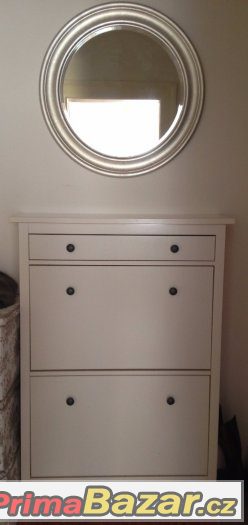 Bílý botník Hemnes, perfektní stav, Praha 2 – fotografie 1
