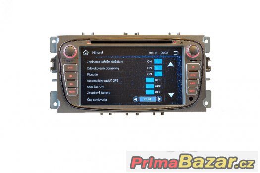 7"Dotykové Autorádio pro FORD s GPS DVD USB BT- C – fotografie 4
