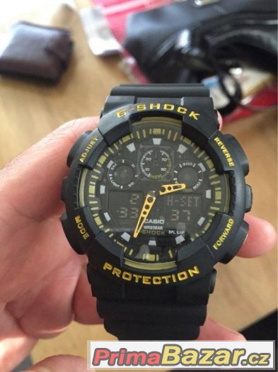 Černo-žluté hodinky Casio G-Shock – fotografie 1