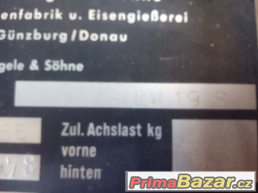 Prodám sběrací vůz Mengele LW 19 S – fotografie 4