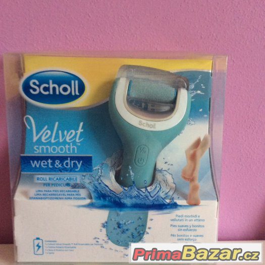 SCHOLL VELVET SMOOTH WET & DRY nový zabalený pilnik na paty – fotografie 3