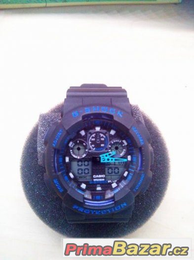 Černo-modré hodinky Casio G-Shock – fotografie 1